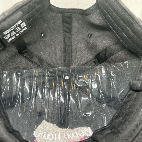 Boat Hair Don’t Care Embroidered Baseball Cap – Adjustable Black Hat - Picture 4 of 4